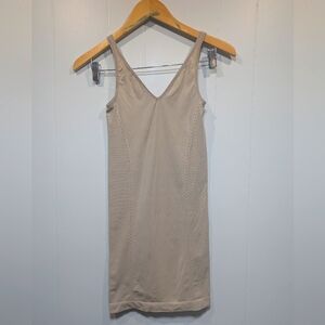 Spanx Nude Slimming Shaping‎ Slip Dress Size Small Adjustable Lingerie